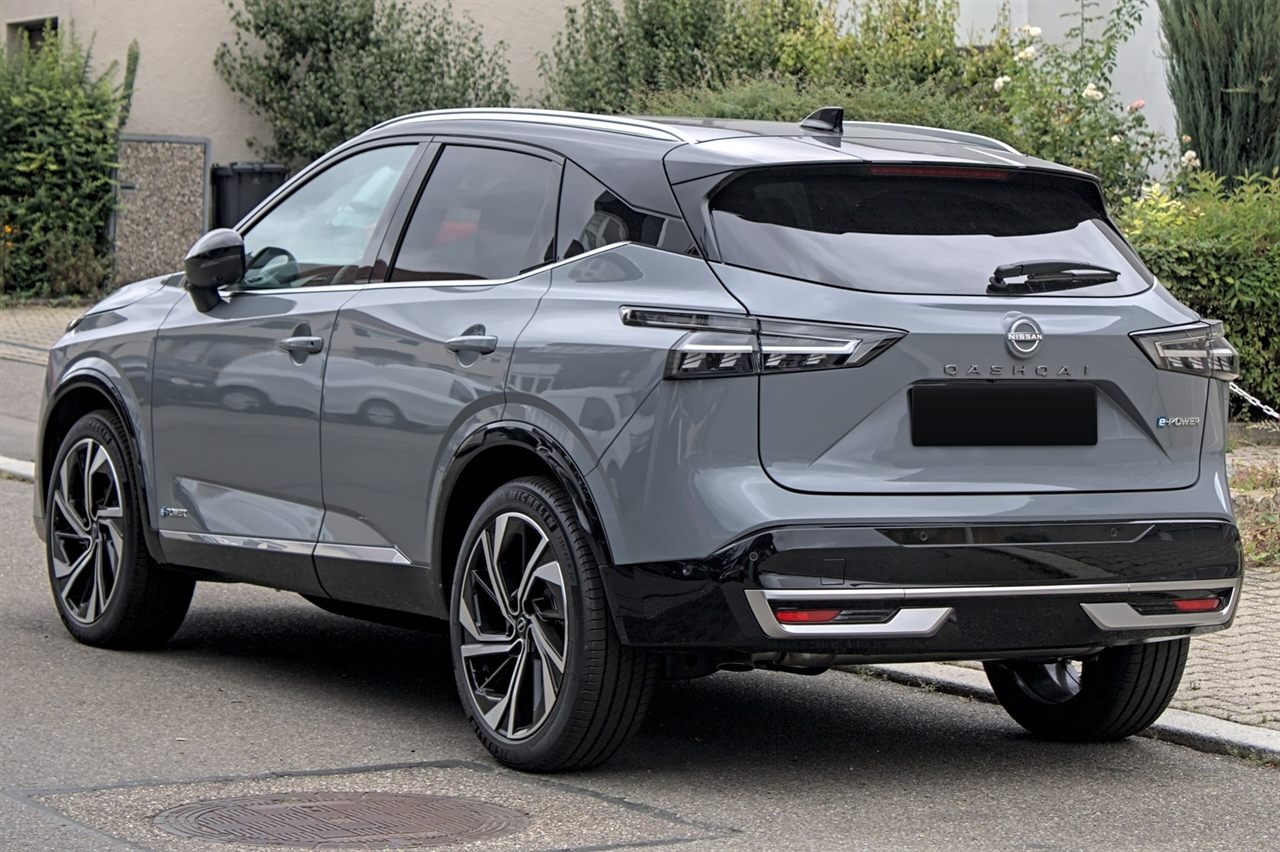 Nissan Qashqai e-Power (140 kW), foto 3 (achterkant, grijs)